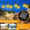 Globe String Solar Lights 30 Ball LED Fairy Solar Lamps 8 Lighting Modes IP65 Waterproof Decorative Lamp