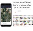 GPS Tracking Device Pinpoint Whereabouts For Hikers Hiking Activity