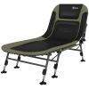 Outsunny Camping Cot for Adults, Folding Bed with Soft Padded Cushions & Headrest, 180¬∞ Adjustable Reclining Lounger